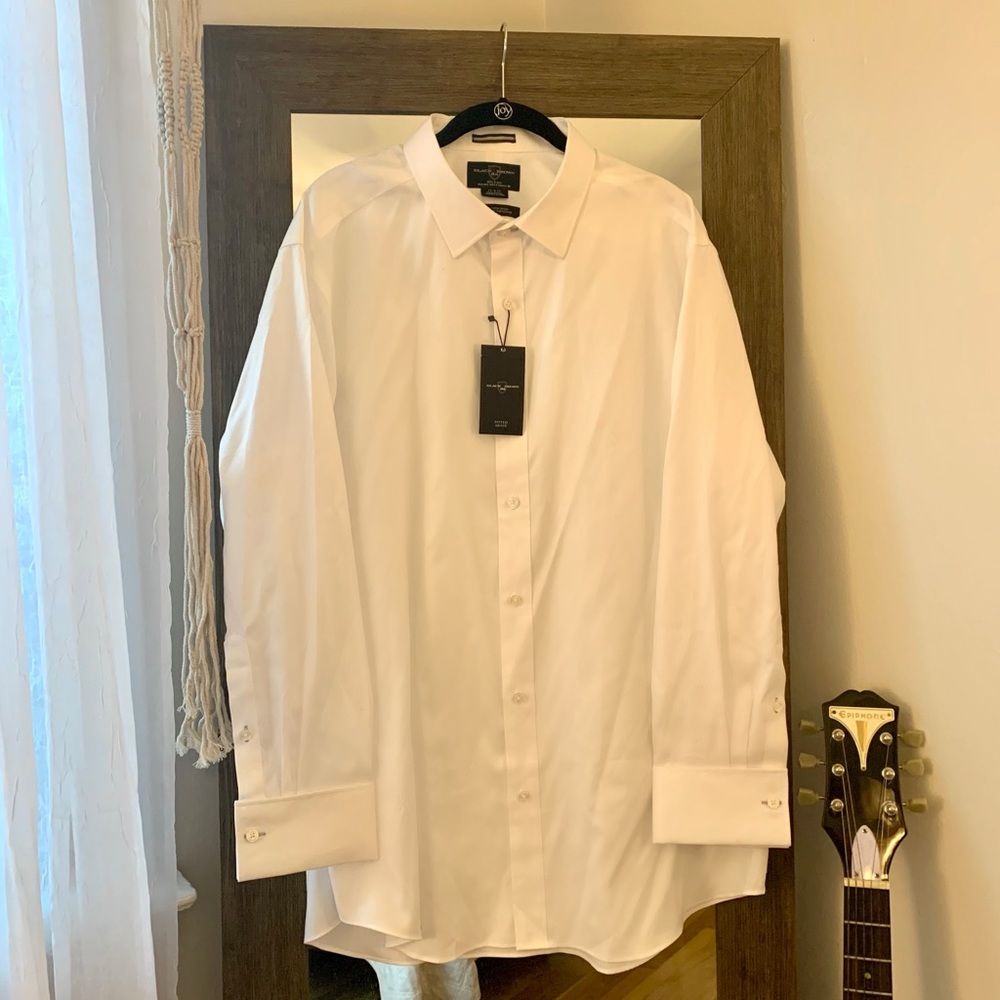 Black Brown 1826 Men’s Fitted Dress Shirt